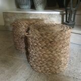 Braided sea rush footrests 70