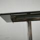 1970s Italian Space Age Chrome and Smoked Glass Rolling Side Table
