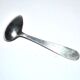 Vintage silver-plated metal porridge spoon, Donald Duck cutlery for children