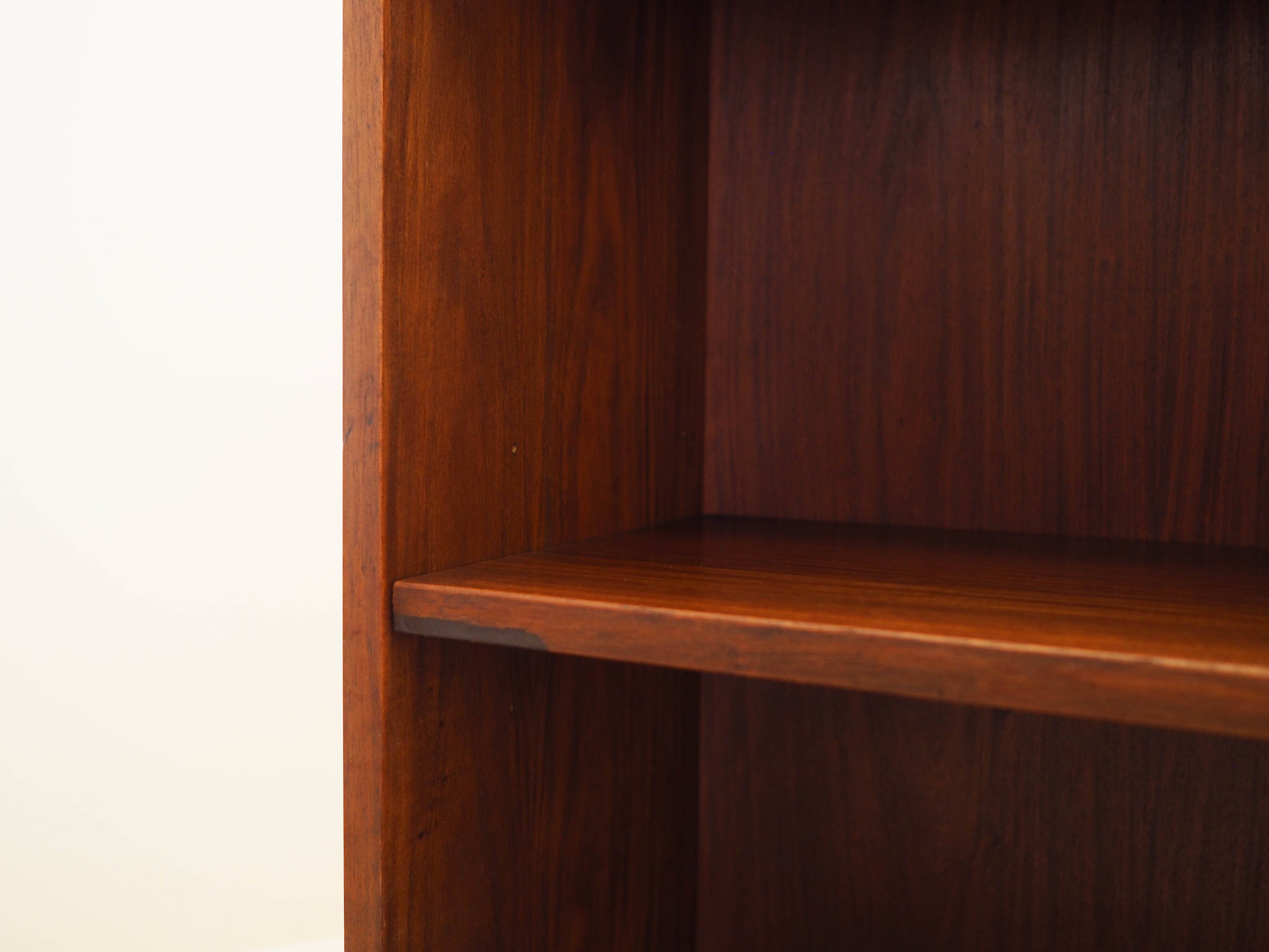 Rosewood bookcase, Danish design, 1970s, made in Denmark