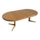 Vintage Danish round extendable dining table 1960s