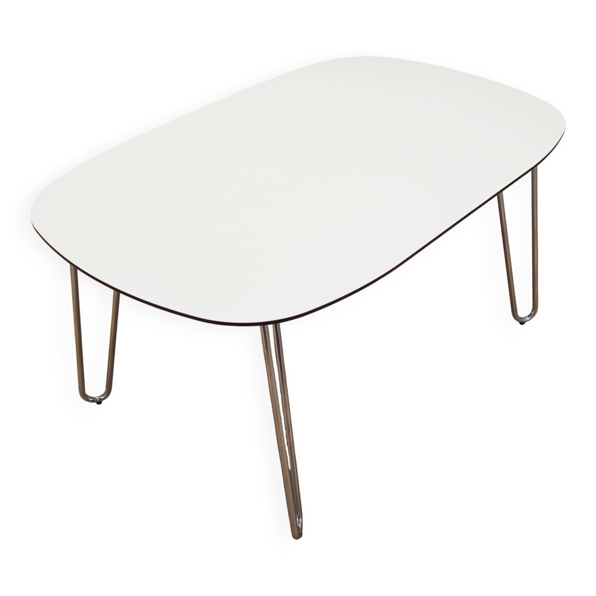 White table, Italian design, 1990s, production: Italy