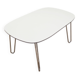 White table, Italian design, 1990s, production: Italy