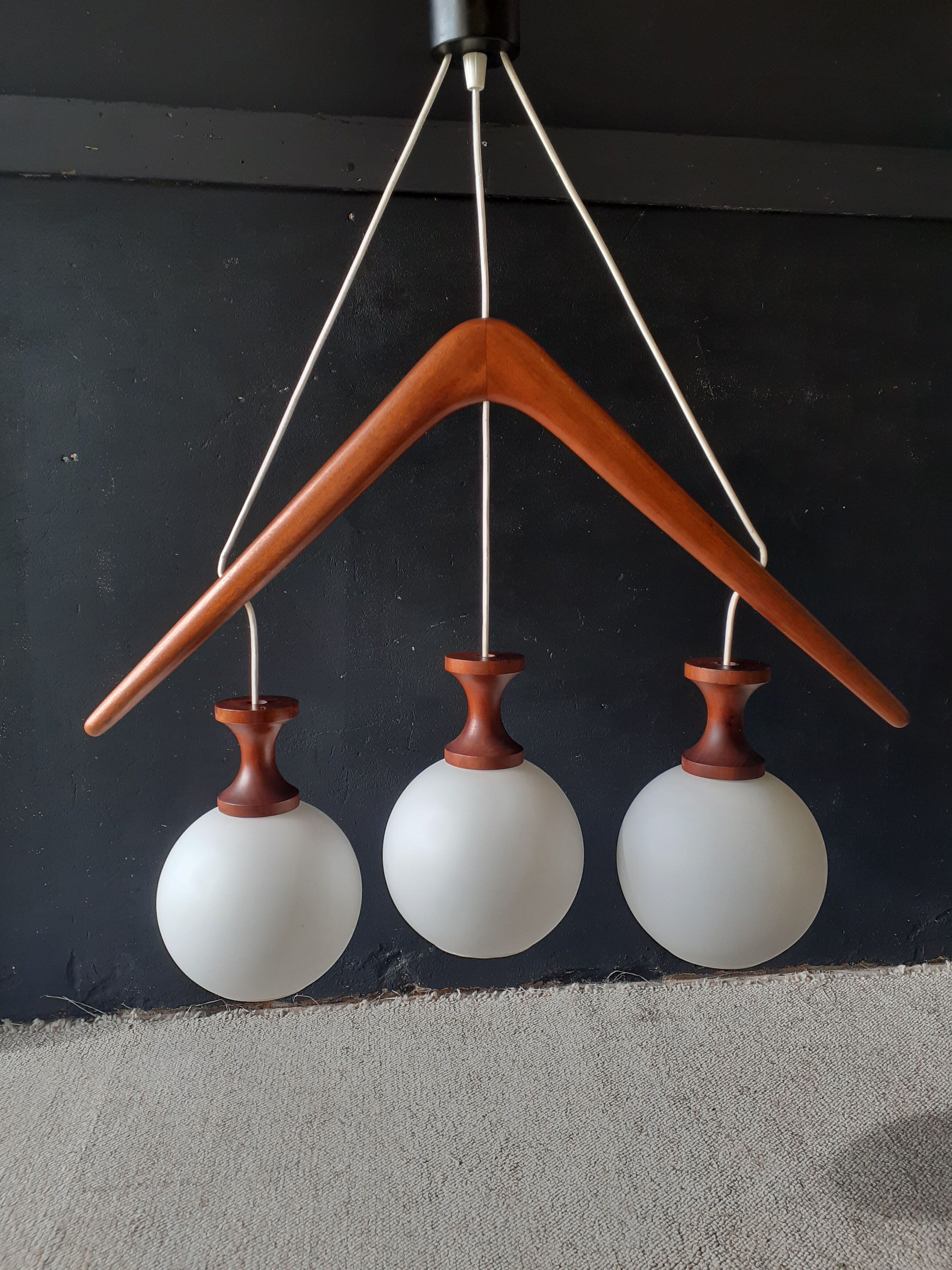 French chandelier Rispal, model 102-39