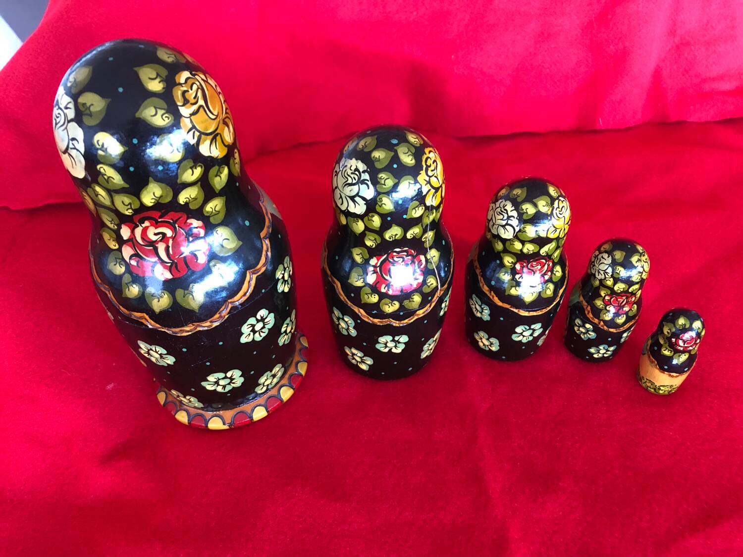 Old Russian nesting dolls