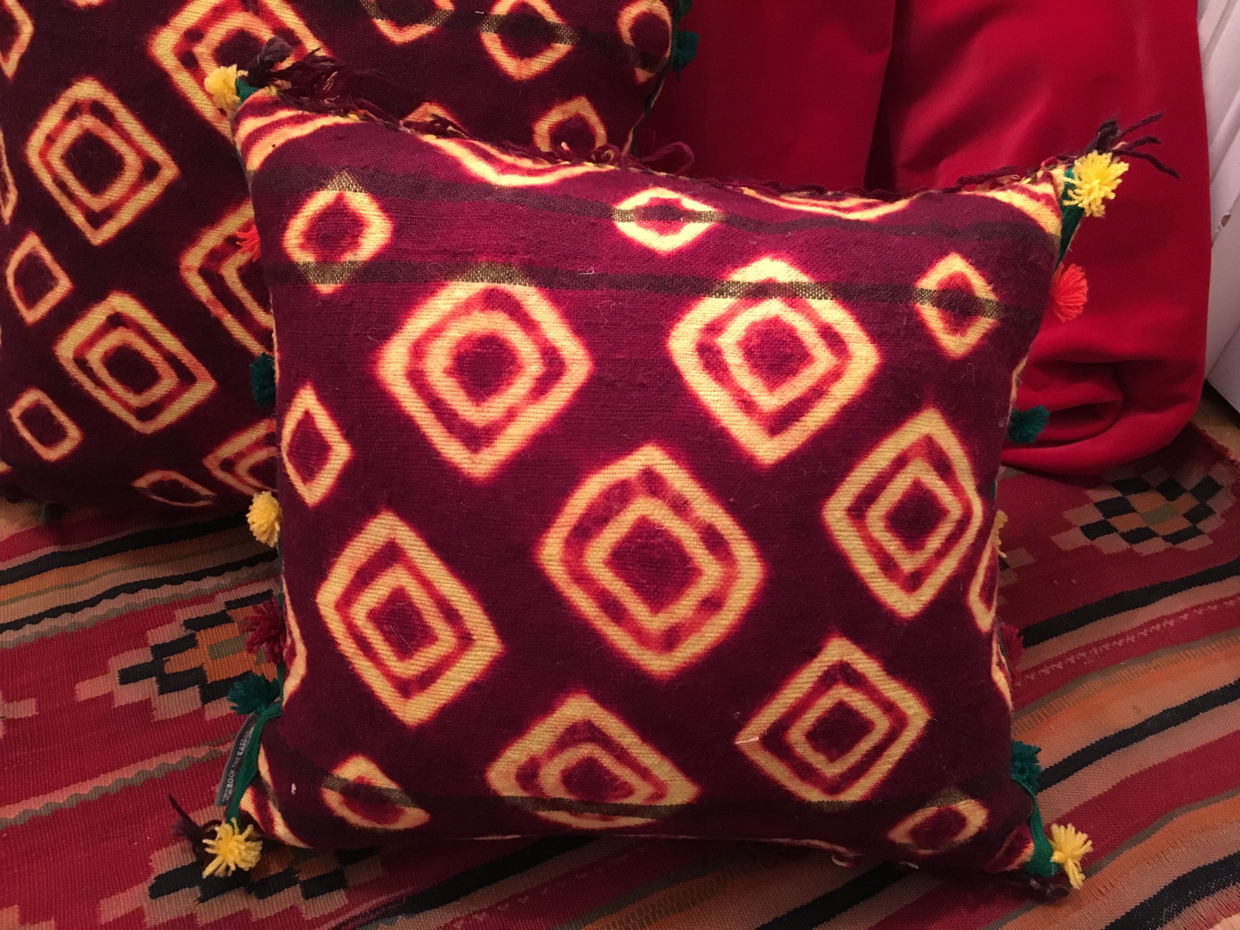 Pair of cushions