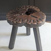 Brutalist tripod stool