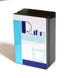 Cigarette box "Ruhm" in lacquered wood, 80s