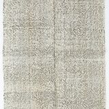 4x7 Army Green & Beige Modern Kilim Rug, 130x215Cm