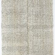 4x7 Army Green & Beige Modern Kilim Rug, 130x215Cm