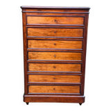 Semainier en bois massif d'époque 19ème