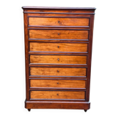 Semainier en bois massif d'époque 19ème