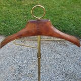 Valet de chambre of the 50s in gilded brass and wood