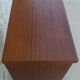 Vintage bedside table with 1 drawer and 1 niche, brass feet - very good condition.
