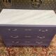 Painted Art Nouveau chest of drawers