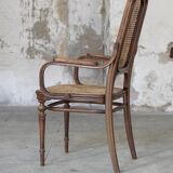 Michael Thonet curved walnut armchair - 1914