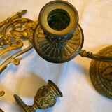 Bronze candlesticks