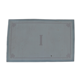 Parisian Metro Enamel plate 1st class