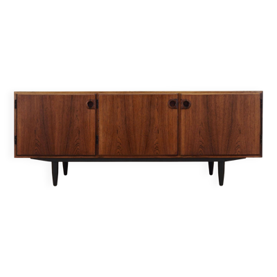 Enfilade en palissandre, design danois, années 1960, designer : Svend Langkilde