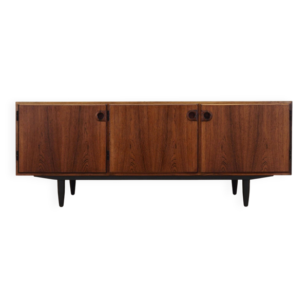 Enfilade en palissandre, design danois, années 1960, designer : Svend Langkilde