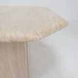 Italian Travertine Coffee Table, 1980's