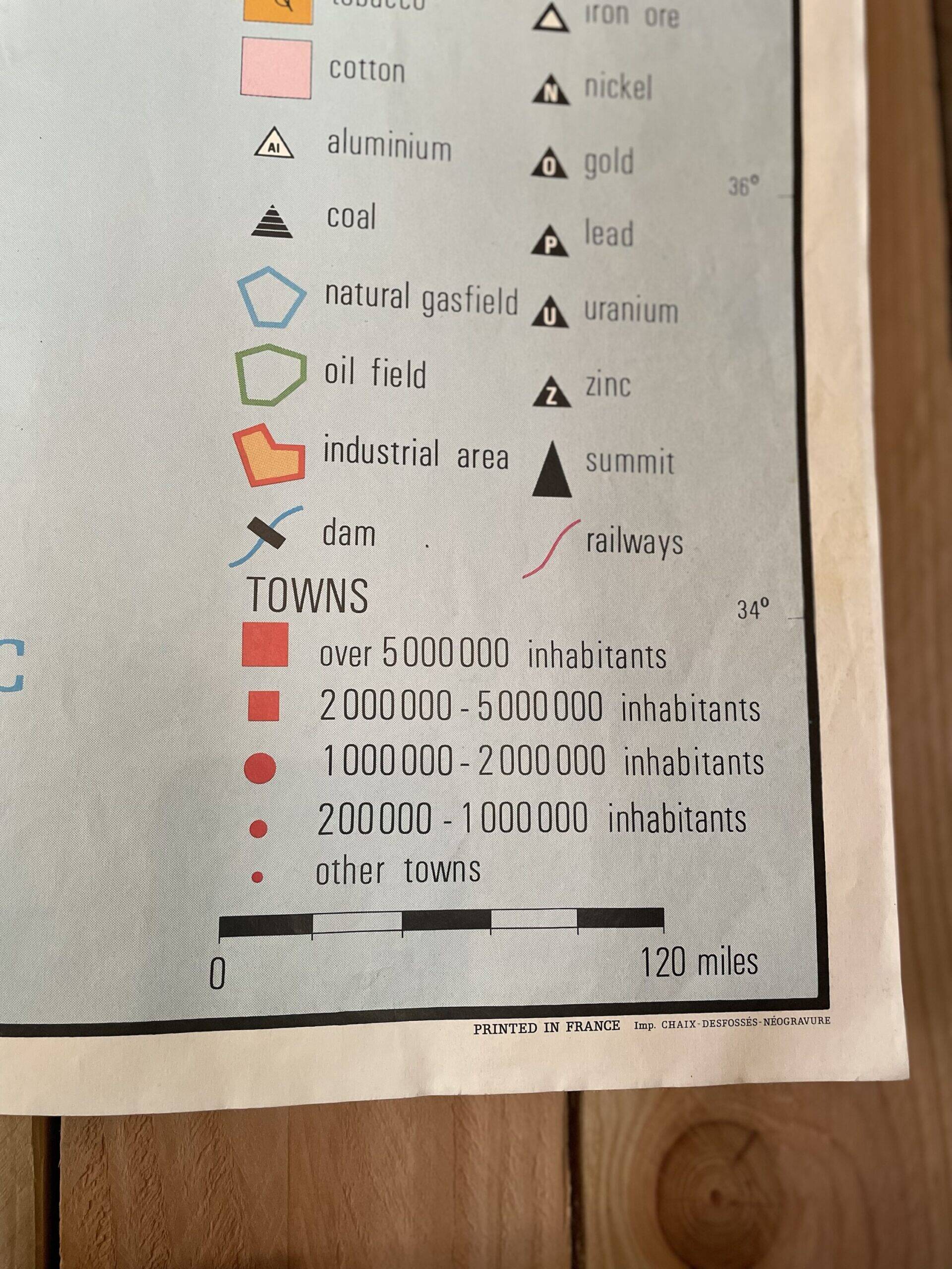 USA school map