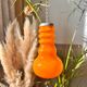 Vintage seventies orange opaline pendant light