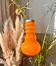 Suspension opaline orange seventies vintage