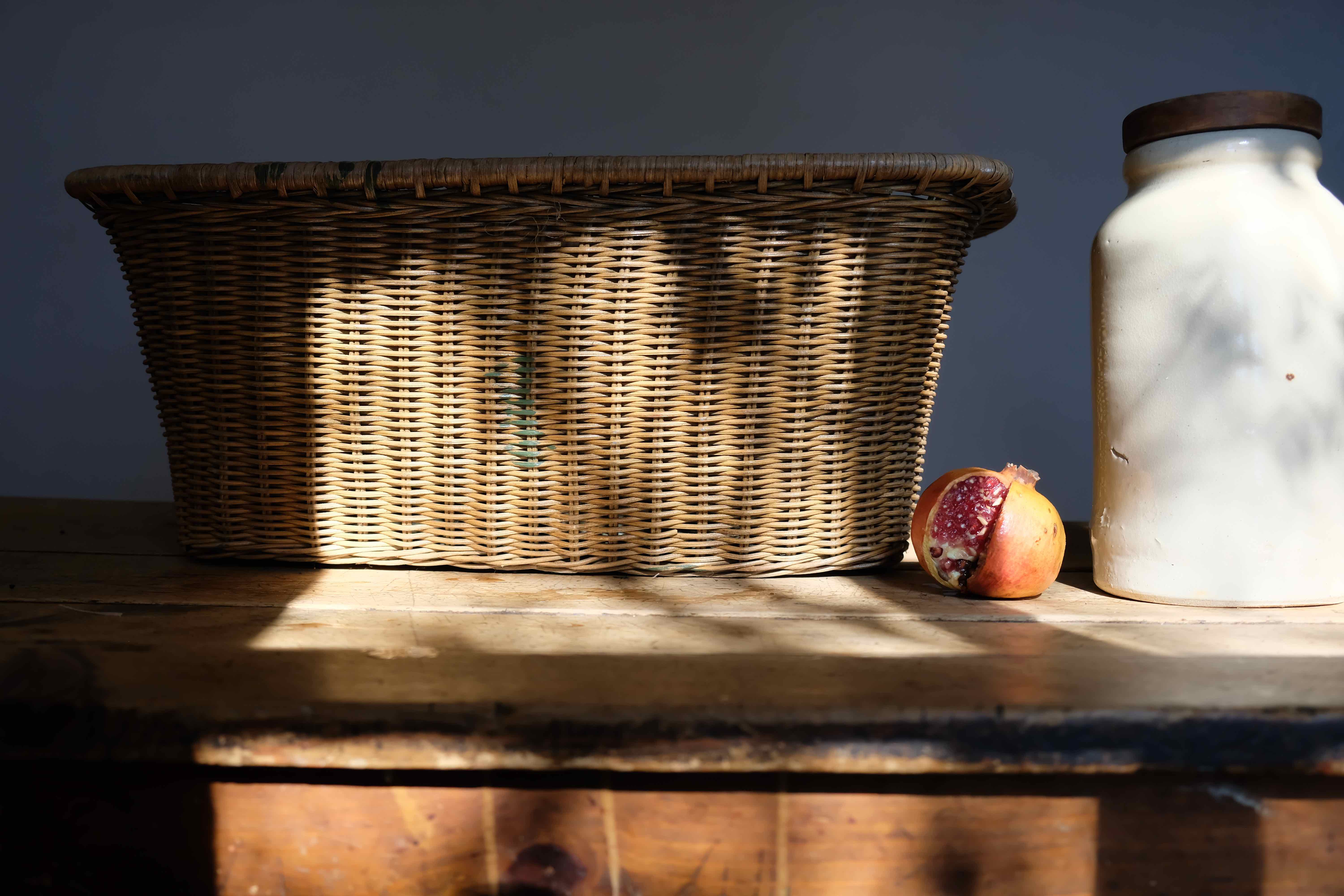 Provence Wicker laundry basket