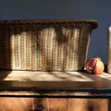 Provence Wicker laundry basket