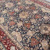 Tapis persan, ispahan en laine et soie