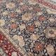 Persian rug, isfahan in wool and silk