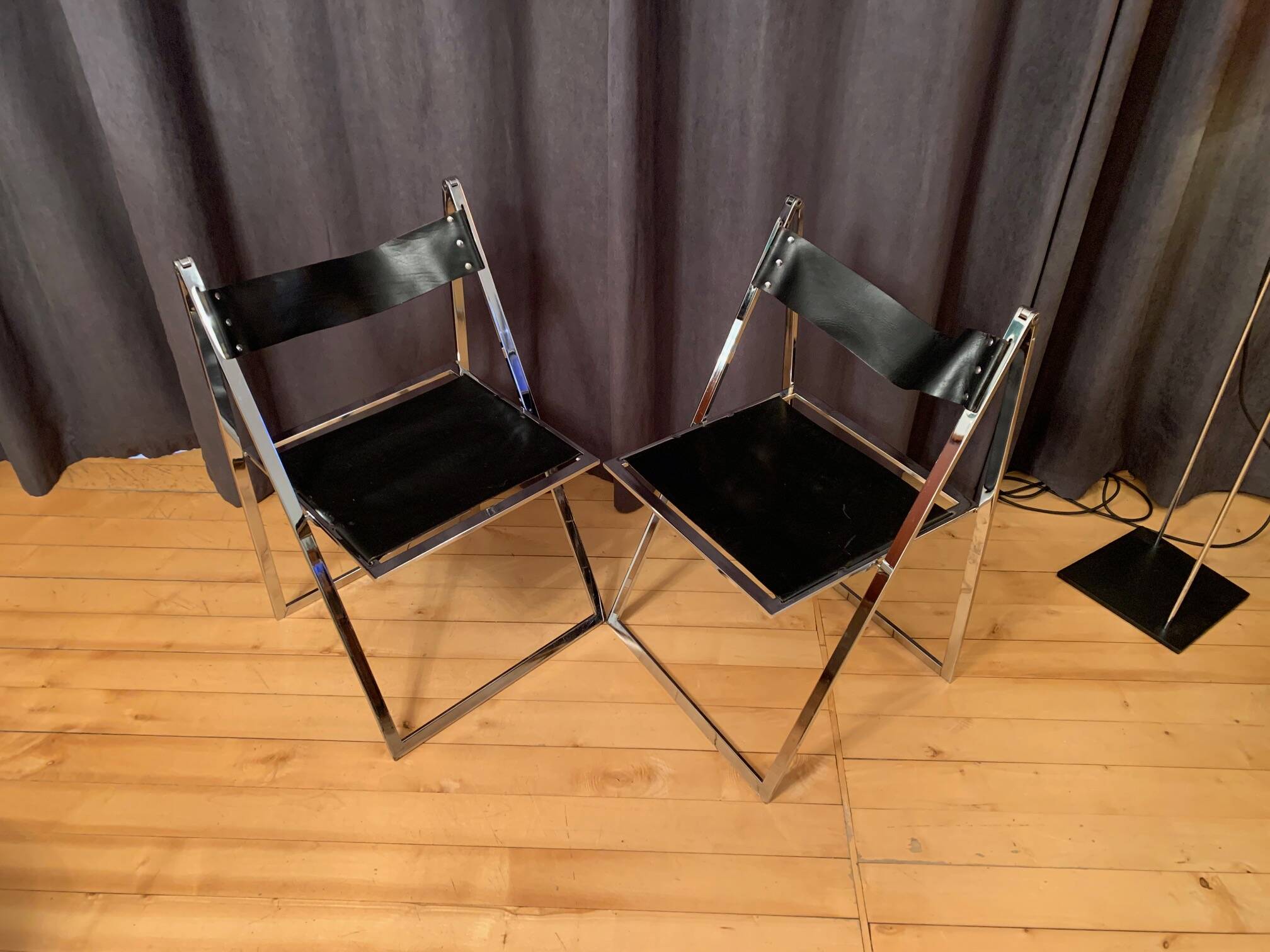 Paire de chaises Elios par Fontoni & Geraci, Italie, années 1960