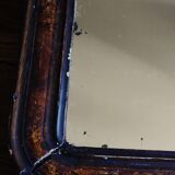 Antique Louis Philippe mirror in black and brown.