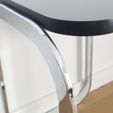 Bauhaus style chrome side table