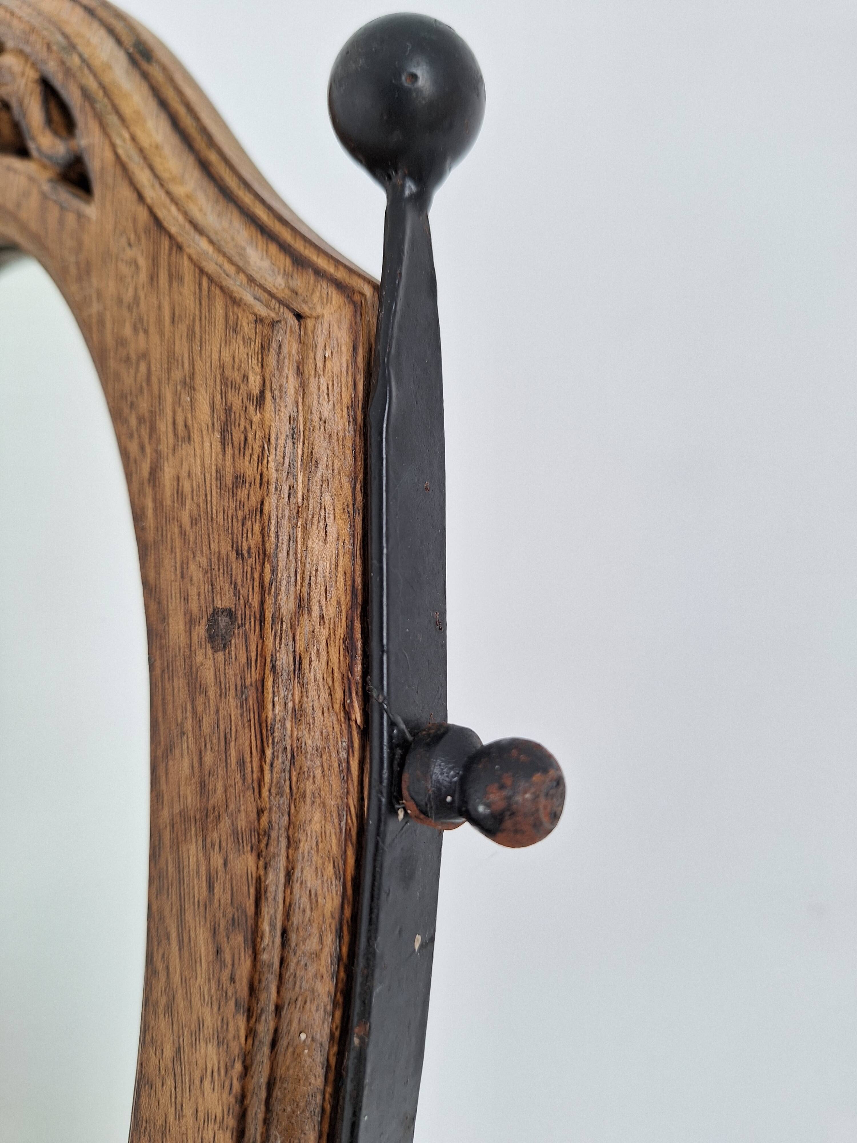 Baroque table mirror 25x56cm