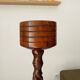 Antique turned wooden ashtray from the 50s/60s