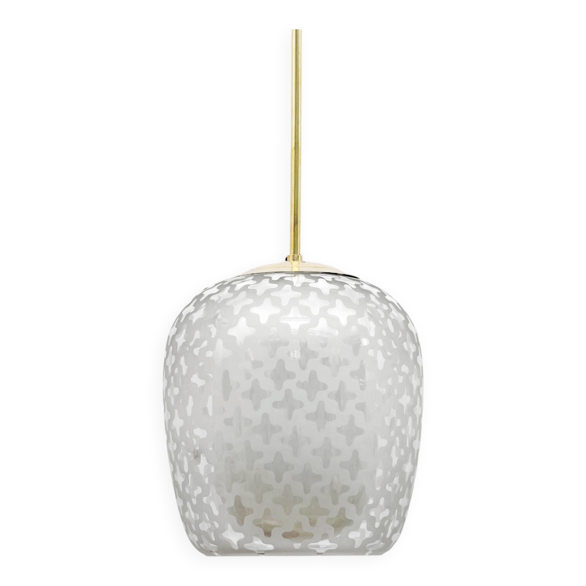 Mid-Century Cora Pendant Lamp by Wilhelm Wagenfeld for Peill & Putzler, 195