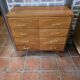 Vintage chest of drawers from the 60s in oak