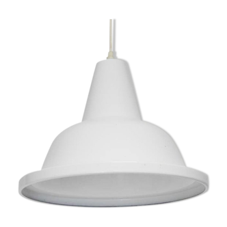 White enamel lampshade