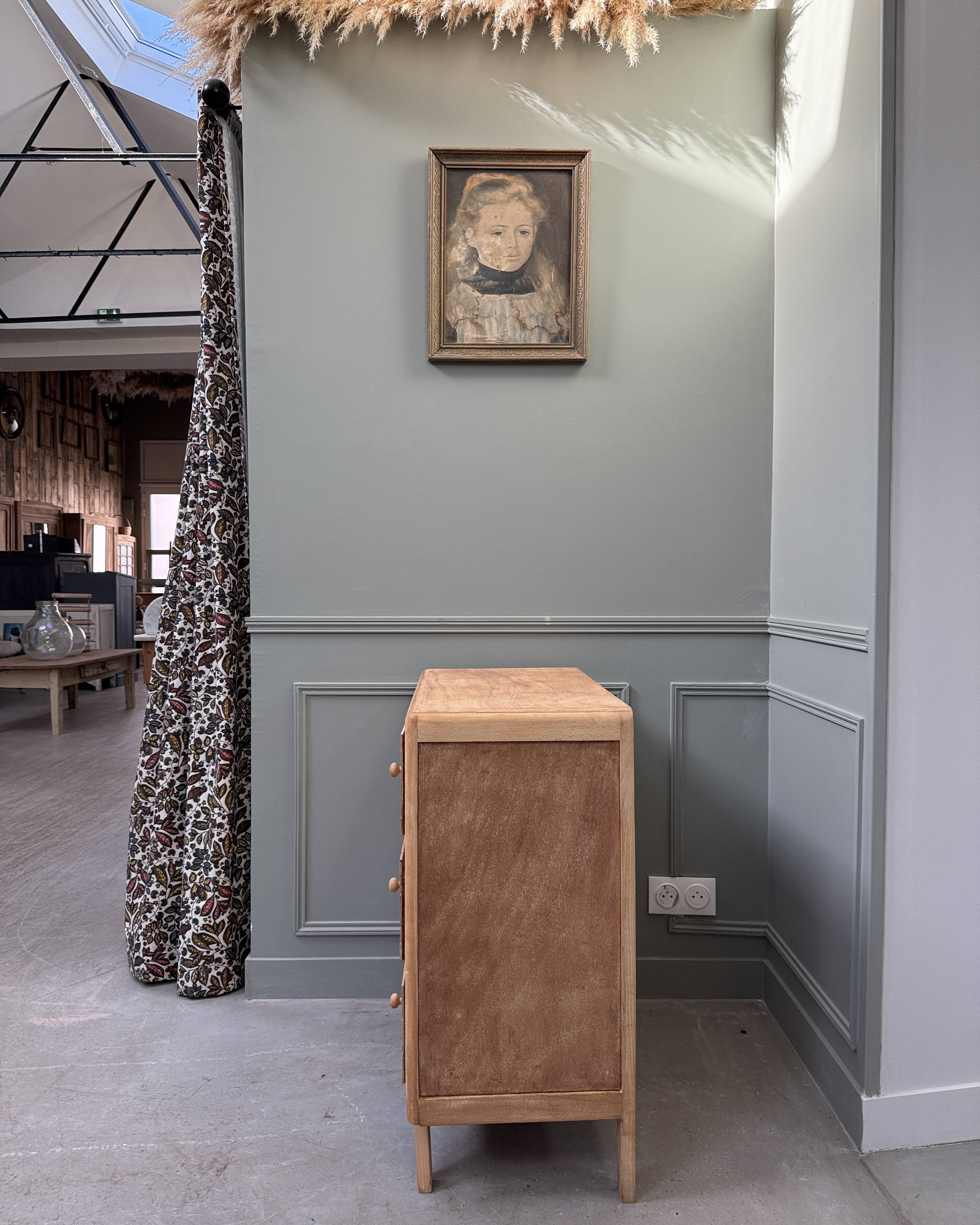 Vintage beech commode (renovated)
