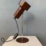 Lampe de bureau space age ajustable marron