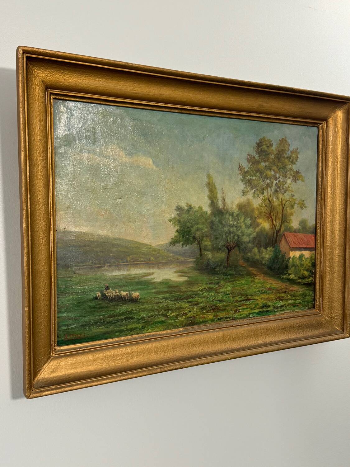 Tableau style Barbizon 19ème