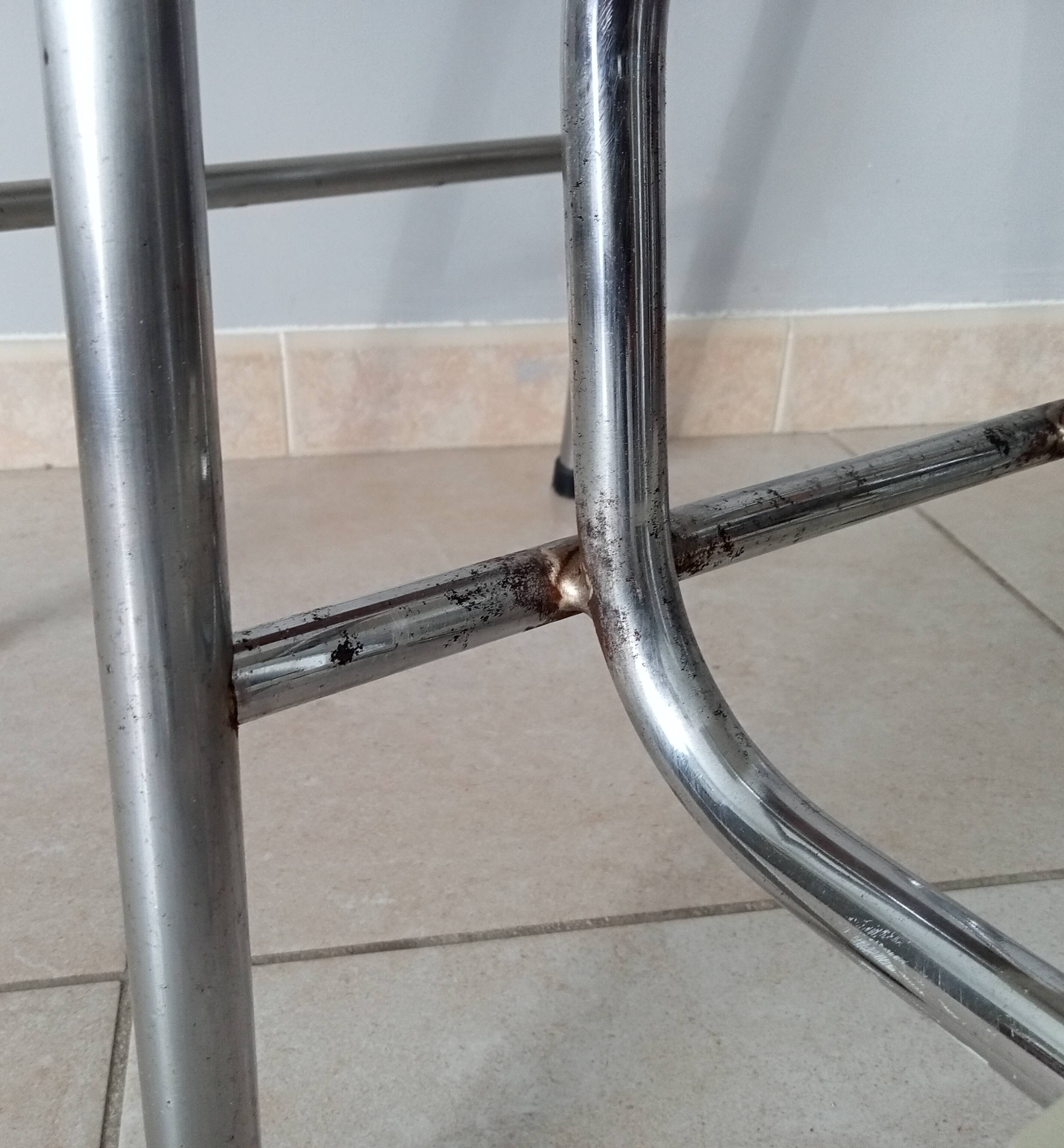 Vintage folding stepladder 60s