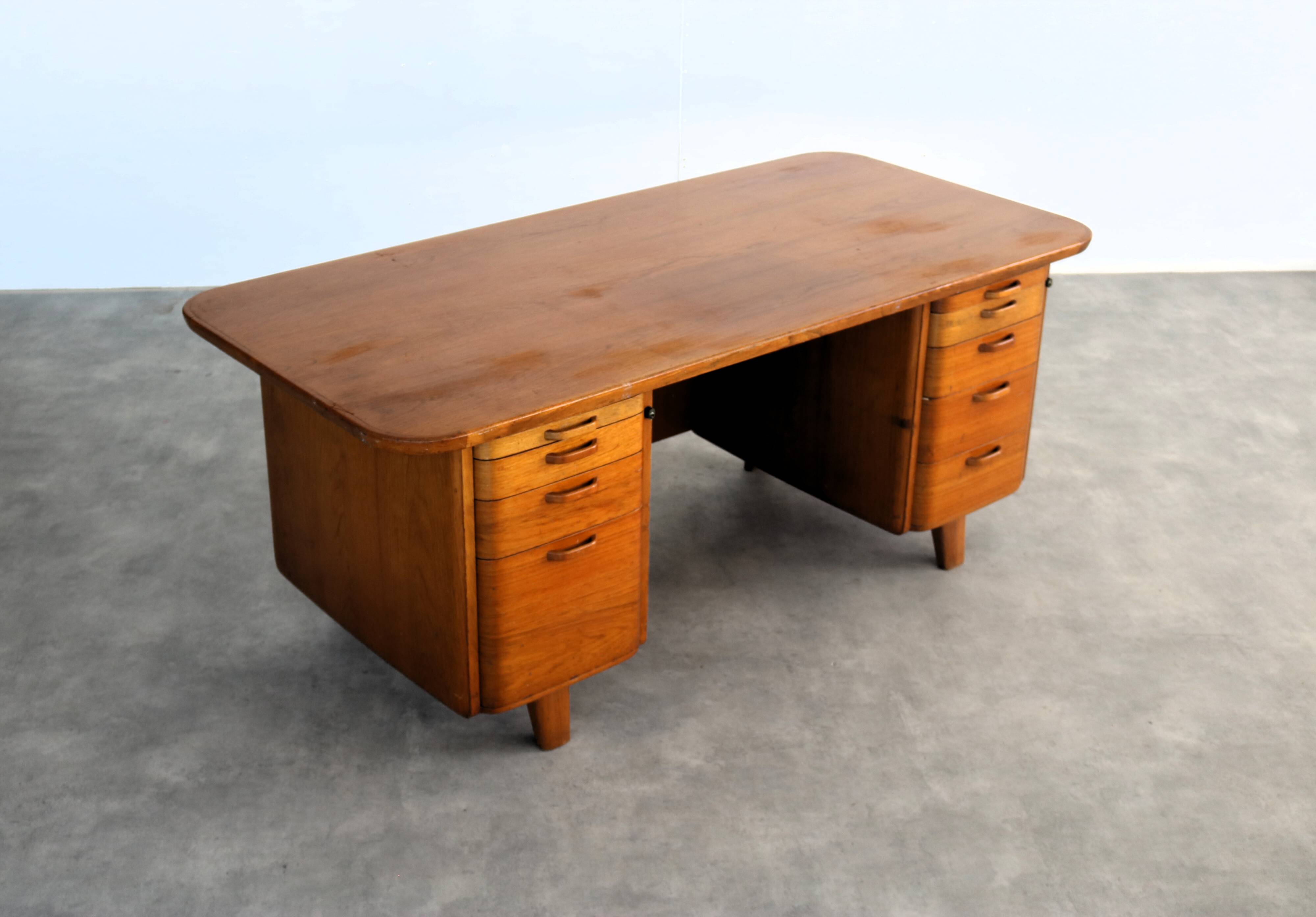 vintage XL desk | teak | 1960s | Swedish
