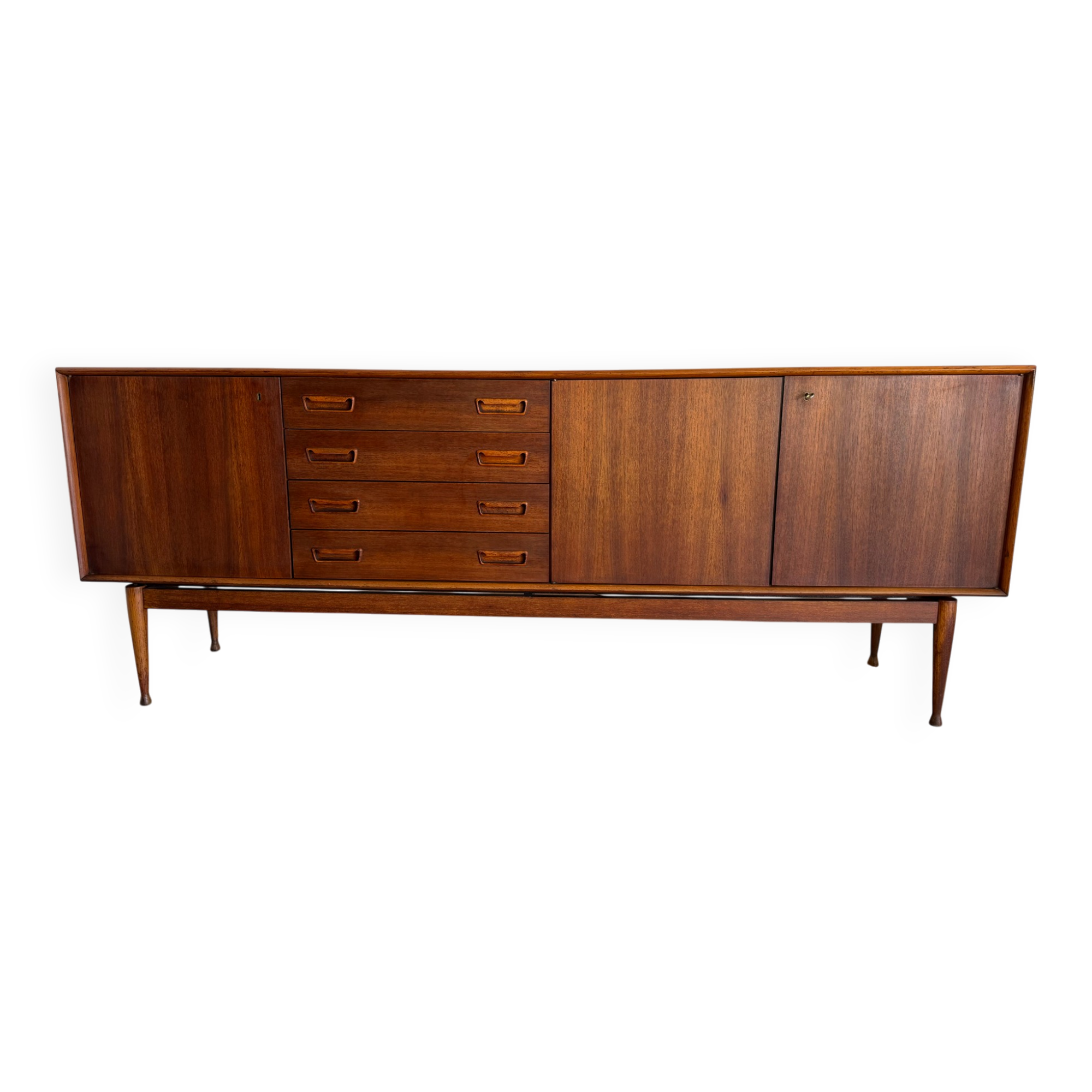 Superb Scandinavian teak sideboard from the 1960s.