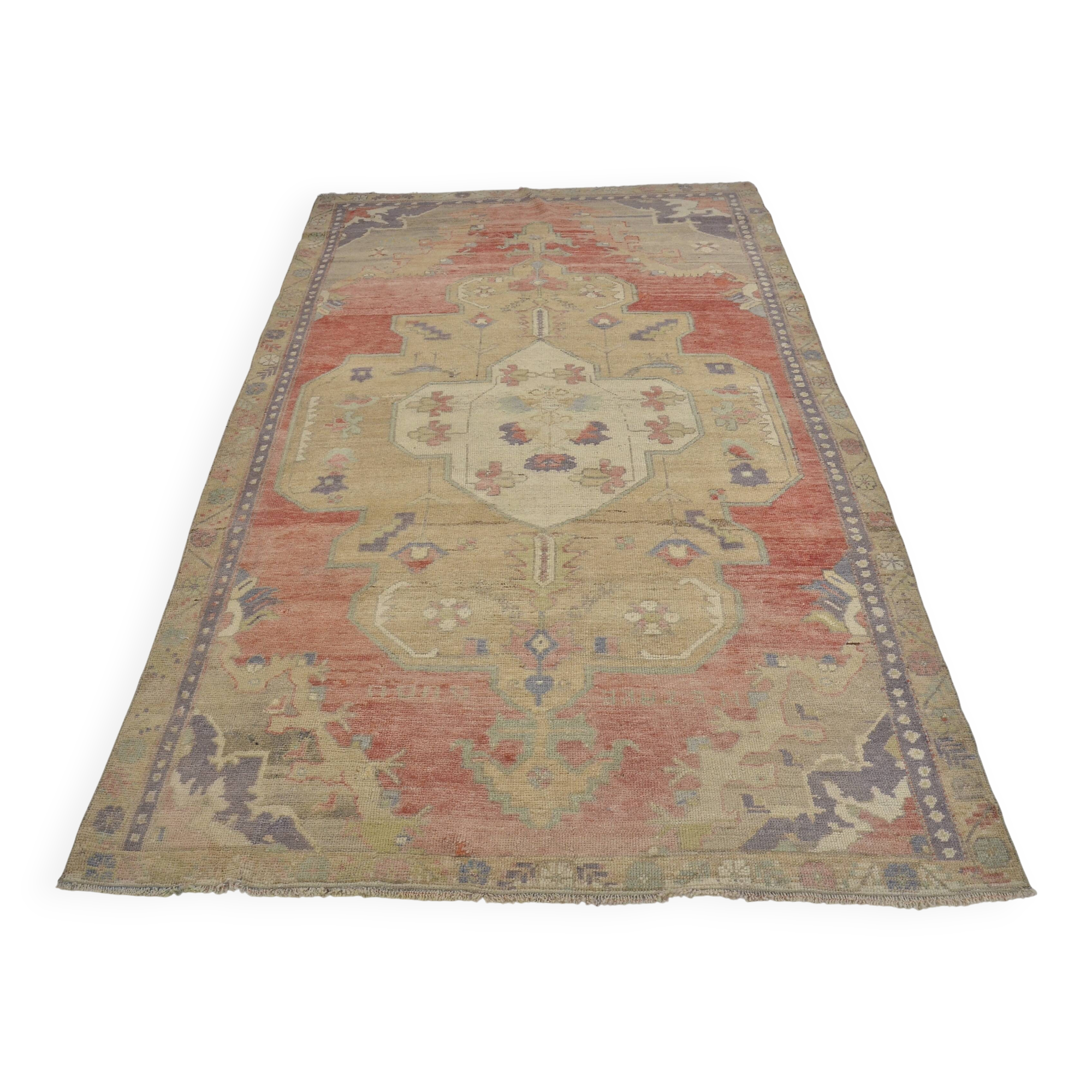 Decorative Handwoven Vintage Wool Rug sku1467