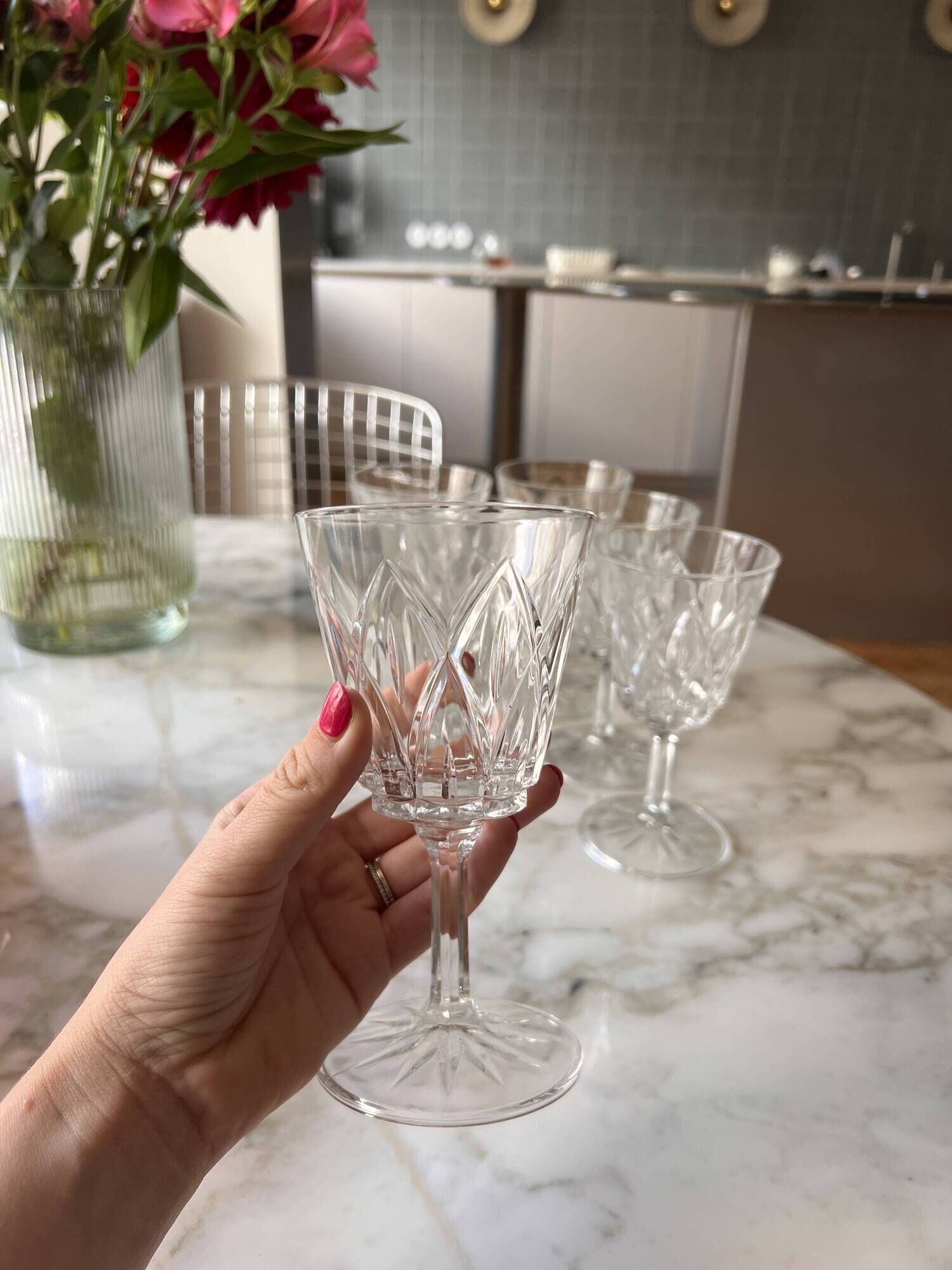 Lot de 6 verres à eau VMC de Reims