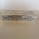 Old box in chiseled silver metal