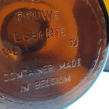 Ensemble de trois pots à café vintage en verre ambrés
